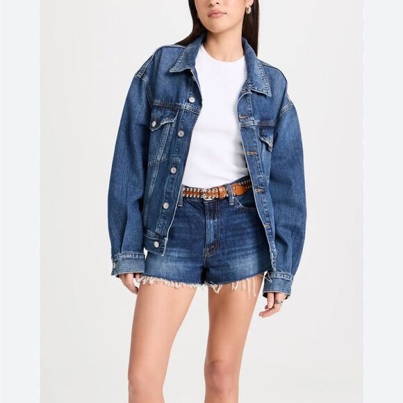 MOTHER Dodger short on Did You Bring Me Anything Size 28 NWT $228.00 - Picture 3 of 8